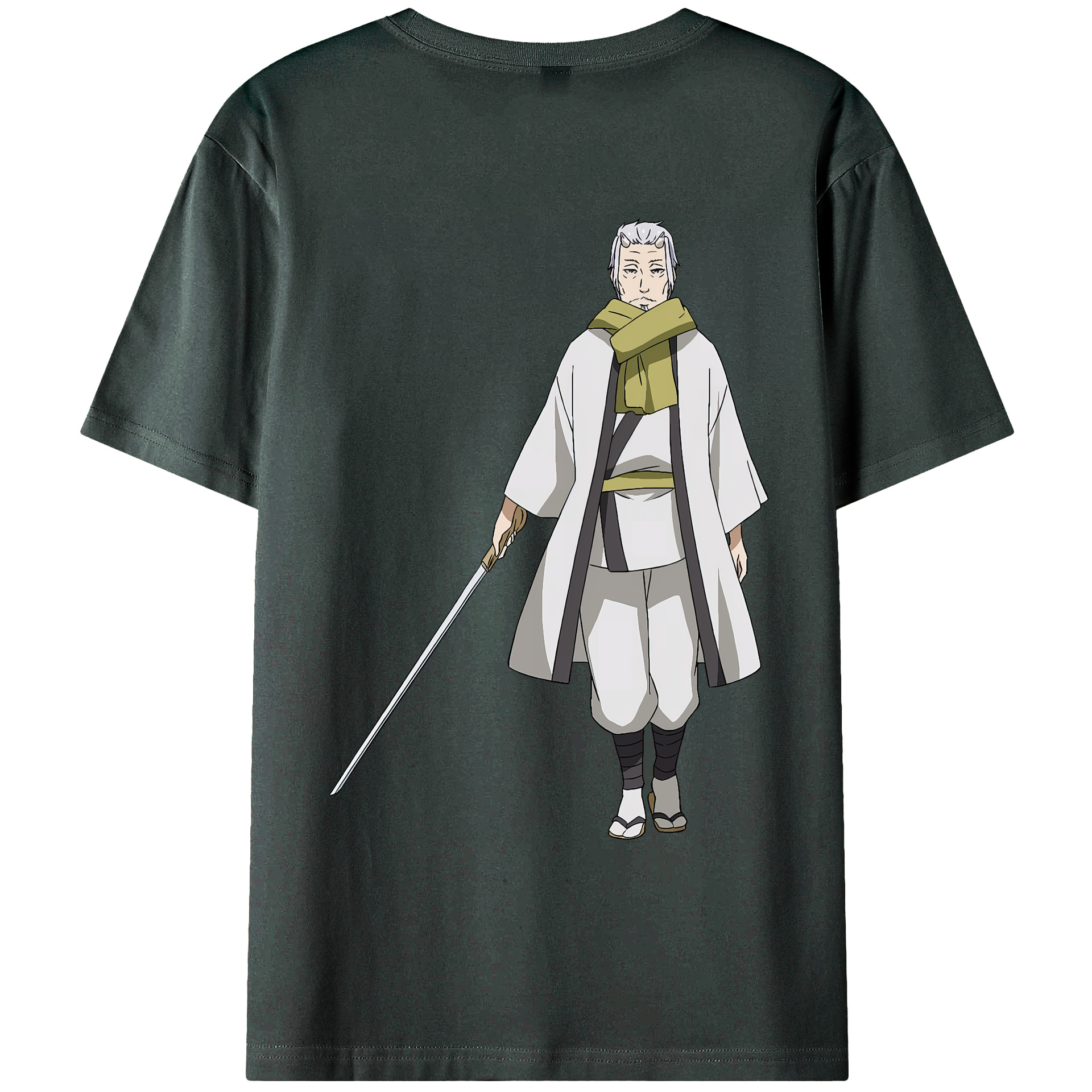（画像用） 転スラ Regarding Reincarnated to Slime 綿100％ メンズ半袖Tシャツ（バックプリント） 通気性